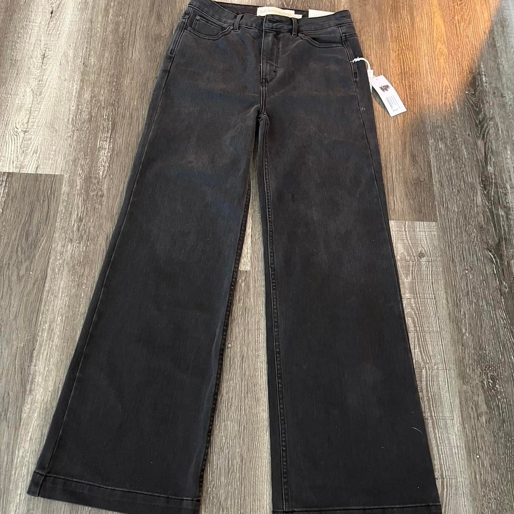 Soft Surroundings Black wide leg jeans